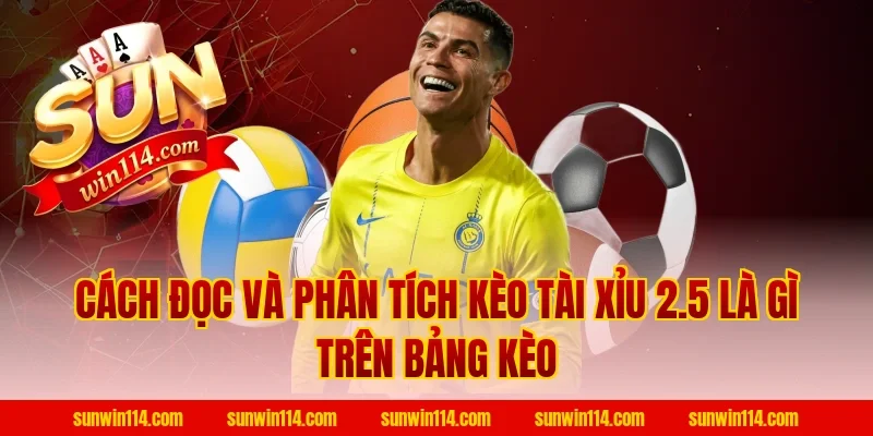 Cách đọc và phân tích Kèo Tài Xỉu 2.5 Là Gì trên bảng kèo